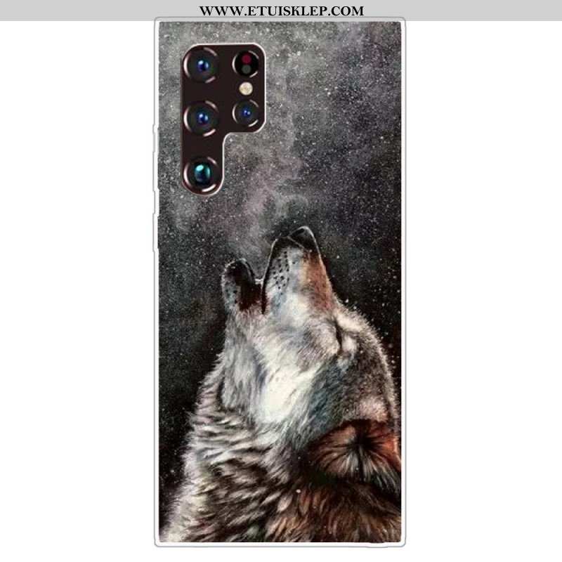 Etui do Samsung Galaxy S22 Ultra 5G Wzniosły Wilk